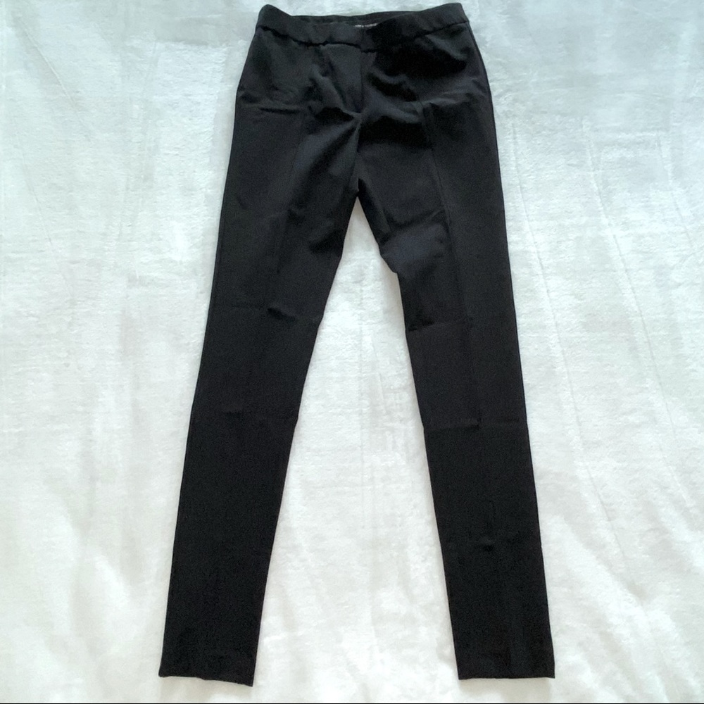 AMANDA + CHELSEA Mid Rise Skinny Stretch Career Dress Pants Womens Size 0 Black
